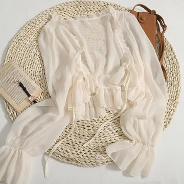 Women's Blouse Fashion Designer Office Chiffon S-XL Long-Sleeve Tops-Women's Fashion Designer Long-Sleeve Tops-Women's fashion designer plus size clothes